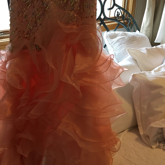 Sherri Hill full length gown. Size 0. Worn once. - Picture 10 of 11